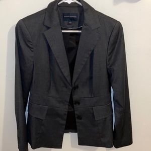 Banana Republic gray blazer